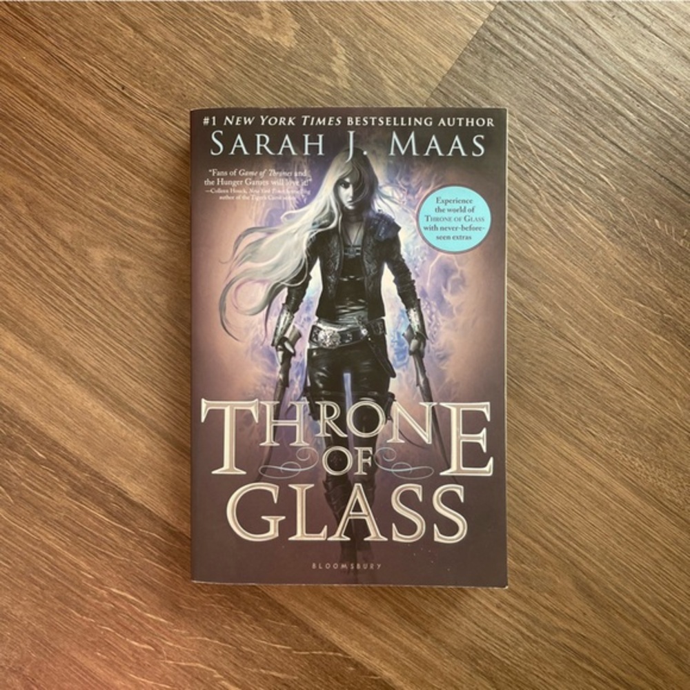 Throne of Glass Sarah J Maas Original Alternative Cover Paperback Book